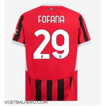 AC Milan Youssouf Fofana #29 Thuis tenue 2024-25 Korte Mouwen