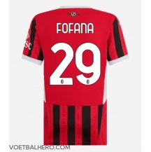 AC Milan Youssouf Fofana #29 Thuis tenue Dames 2024-25 Korte Mouwen