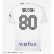 AC Milan Yunus Musah #80 Uit tenue 2023-24 Korte Mouwen