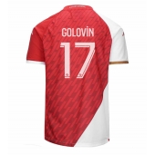 AS Monaco Aleksandr Golovin #17 Thuis tenue 2023-24 Korte Mouwen