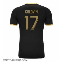 AS Monaco Aleksandr Golovin #17 Uit tenue 2023-24 Korte Mouwen