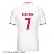 AS Monaco Eliesse Ben Seghir #7 Thuis tenue 2024-25 Korte Mouwen