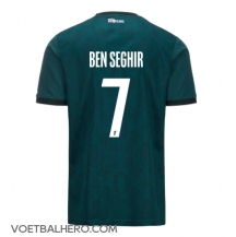 AS Monaco Eliesse Ben Seghir #7 Uit tenue 2024-25 Korte Mouwen