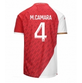 AS Monaco Mohamed Camara #4 Thuis tenue 2023-24 Korte Mouwen