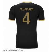 AS Monaco Mohamed Camara #4 Uit tenue 2023-24 Korte Mouwen