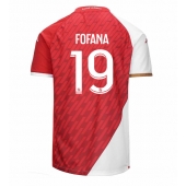 AS Monaco Youssouf Fofana #19 Thuis tenue 2023-24 Korte Mouwen