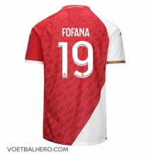 AS Monaco Youssouf Fofana #19 Thuis tenue 2023-24 Korte Mouwen