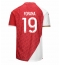 AS Monaco Youssouf Fofana #19 Thuis tenue 2023-24 Korte Mouwen