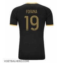 AS Monaco Youssouf Fofana #19 Uit tenue 2023-24 Korte Mouwen