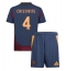 AS Roma Bryan Cristante #4 Derde tenue Kids 2024-25 Korte Mouwen (+ broek)