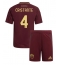 AS Roma Bryan Cristante #4 Thuis tenue Kids 2024-25 Korte Mouwen (+ broek)