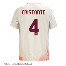 AS Roma Bryan Cristante #4 Uit tenue 2024-25 Korte Mouwen