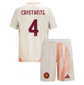 AS Roma Bryan Cristante #4 Uit tenue Kids 2024-25 Korte Mouwen (+ broek)