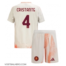 AS Roma Bryan Cristante #4 Uit tenue Kids 2024-25 Korte Mouwen (+ broek)