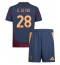 AS Roma Enzo Le Fee #28 Derde tenue Kids 2024-25 Korte Mouwen (+ broek)