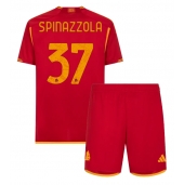 AS Roma Leonardo Spinazzola #37 Thuis tenue Kids 2023-24 Korte Mouwen (+ broek)