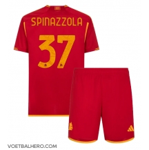 AS Roma Leonardo Spinazzola #37 Thuis tenue Kids 2023-24 Korte Mouwen (+ broek)