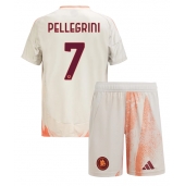 AS Roma Lorenzo Pellegrini #7 Uit tenue Kids 2024-25 Korte Mouwen (+ broek)