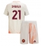 AS Roma Paulo Dybala #21 Uit tenue Kids 2024-25 Korte Mouwen (+ broek)