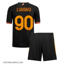 AS Roma Romelu Lukaku #90 Derde tenue Kids 2023-24 Korte Mouwen (+ broek)