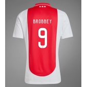 Ajax Brian Brobbey #9 Thuis tenue 2024-25 Korte Mouwen