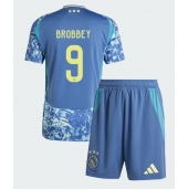 Ajax Brian Brobbey #9 Uit tenue Kids 2024-25 Korte Mouwen (+ broek)