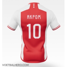 Ajax Chuba Akpom #10 Thuis tenue 2023-24 Korte Mouwen