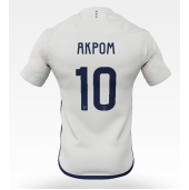 Ajax Chuba Akpom #10 Uit tenue 2023-24 Korte Mouwen