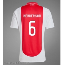 Ajax Jordan Henderson #6 Thuis tenue 2024-25 Korte Mouwen