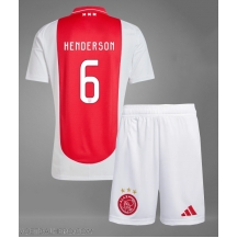 Ajax Jordan Henderson #6 Thuis tenue Kids 2024-25 Korte Mouwen (+ broek)