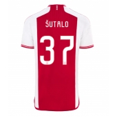 Ajax Josip Sutalo #37 Thuis tenue 2023-24 Korte Mouwen