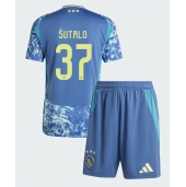 Ajax Josip Sutalo #37 Uit tenue Kids 2024-25 Korte Mouwen (+ broek)