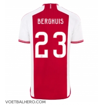 Ajax Steven Berghuis #23 Thuis tenue 2023-24 Korte Mouwen