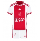 Ajax Thuis tenue Kids 2023-24 Korte Mouwen (+ broek)