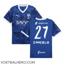 Al-Hilal Joao Cancelo #27 Thuis tenue 2024-25 Korte Mouwen