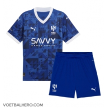 Al-Hilal Thuis tenue Kids 2024-25 Korte Mouwen (+ broek)