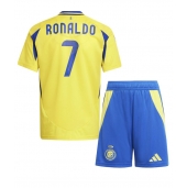 Al-Nassr Cristiano Ronaldo #7 Thuis tenue Kids 2024-25 Korte Mouwen (+ broek)