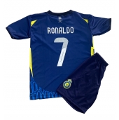 Al-Nassr Cristiano Ronaldo #7 Uit tenue Kids 2024-25 Korte Mouwen (+ broek)