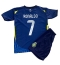 Al-Nassr Cristiano Ronaldo #7 Uit tenue Kids 2024-25 Korte Mouwen (+ broek)