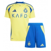 Al-Nassr Thuis tenue Kids 2024-25 Korte Mouwen (+ broek)