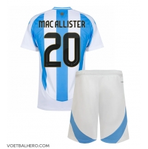 Argentinië Alexis Mac Allister #20 Thuis tenue Kids Copa America 2024 Korte Mouwen (+ broek)