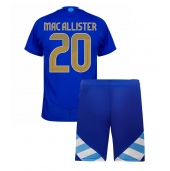 Argentinië Alexis Mac Allister #20 Uit tenue Kids Copa America 2024 Korte Mouwen (+ broek)