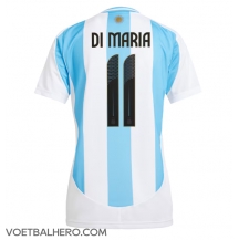 Argentinië Angel Di Maria #11 Thuis tenue Dames Copa America 2024 Korte Mouwen