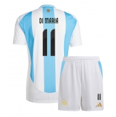 Argentinië Angel Di Maria #11 Thuis tenue Kids Copa America 2024 Korte Mouwen (+ broek)