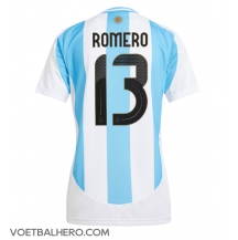 Argentinië Cristian Romero #13 Thuis tenue Dames Copa America 2024 Korte Mouwen