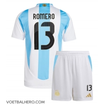 Argentinië Cristian Romero #13 Thuis tenue Kids Copa America 2024 Korte Mouwen (+ broek)