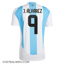 Argentinië Julian Alvarez #9 Thuis tenue Copa America 2024 Korte Mouwen