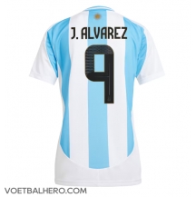 Argentinië Julian Alvarez #9 Thuis tenue Dames Copa America 2024 Korte Mouwen