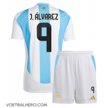 Argentinië Julian Alvarez #9 Thuis tenue Kids Copa America 2024 Korte Mouwen (+ broek)