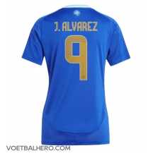 Argentinië Julian Alvarez #9 Uit tenue Dames Copa America 2024 Korte Mouwen